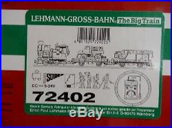 LGB Work Train Starter Set 72402 Original Box Train withSound/Lights/Smoke EUC