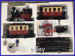 LGB model train starter set #72302 with light, sound, smoke USED ONE DAY