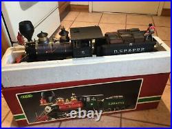 LGB train set 2028 D with extra cars and accessories