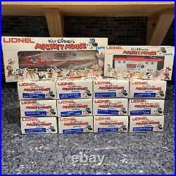 LIONEL DISNEY 1977 MICKEY MOUSE EXPRESS 14-PIECE O/027-G TRAIN SET in Box
