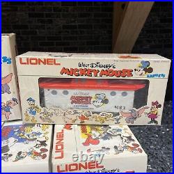 LIONEL DISNEY 1977 MICKEY MOUSE EXPRESS 14-PIECE O/027-G TRAIN SET in Box