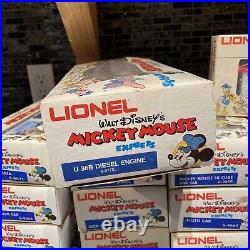 LIONEL DISNEY 1977 MICKEY MOUSE EXPRESS 14-PIECE O/027-G TRAIN SET in Box