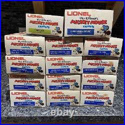 LIONEL DISNEY 1977 MICKEY MOUSE EXPRESS 14-PIECE O/027-G TRAIN SET in Box