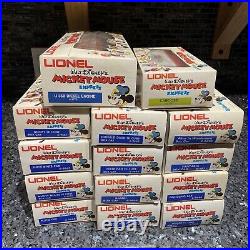 LIONEL DISNEY 1977 MICKEY MOUSE EXPRESS 14-PIECE O/027-G TRAIN SET in Box