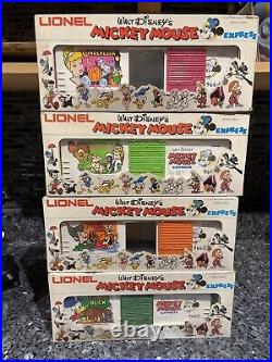 LIONEL DISNEY 1977 MICKEY MOUSE EXPRESS 14-PIECE O/027-G TRAIN SET in Box
