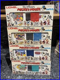 LIONEL DISNEY 1977 MICKEY MOUSE EXPRESS 14-PIECE O/027-G TRAIN SET in Box
