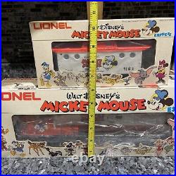 LIONEL DISNEY 1977 MICKEY MOUSE EXPRESS 14-PIECE O/027-G TRAIN SET in Box
