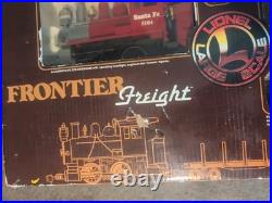 LIONEL G SCALE FRONTIER FREIGHT TRAIN SET 8-81002 tested preowned very nice