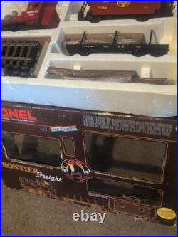 LIONEL G SCALE FRONTIER FREIGHT TRAIN SET 8-81002 tested preowned very nice