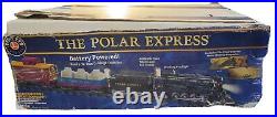 LIONEL TRAIN THE POLAR EXPRESS BATTERY OPERATED TRAIN SET 7-11556 G SCALE Works