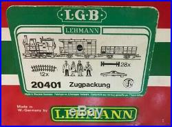 L. G. B. (Lehmann-Gross-Bahn) 20401 Zugpackung Train Set #1 Locomotive RARE GERMANY