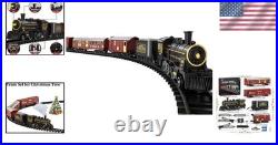 Large Electric Toy Train Set for Boys & Girls, Steam Engine with Carriages