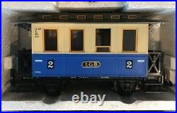 Lehman Lgb #20301 Us G Gauge Steam Passenger Train Set Made In W Germany