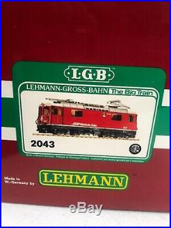 Lehmann LGB Arosa Rhatische Bahn Electric Diesel Train Set 2043, 3068, & 3067