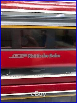 Lehmann LGB Arosa Rhatische Bahn Electric Diesel Train Set 2043, 3068, & 3067