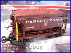 Lehmann LGB The Big Train G Scale 40040 PENNSYLVANIA Ore Coal Hopper Car Set PRR