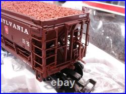 Lehmann LGB The Big Train G Scale 40040 PENNSYLVANIA Ore Coal Hopper Car Set PRR