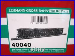 Lehmann LGB The Big Train G Scale 40040 PENNSYLVANIA Ore Coal Hopper Car Set PRR