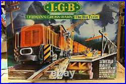 Lehmann-gross-bahn (lgb) 21990 Rare Construction Work Set/the Big Train Used
