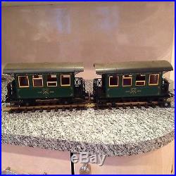 Lgb 20534 Marshal Field Locomotive N. 2 & Passenger Train Set Mint In Box Tested