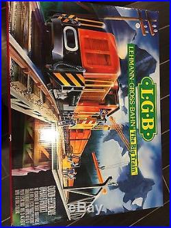 Lgb 21990 Industral Train Starter Set! Complete Ln In Original Box! Rare