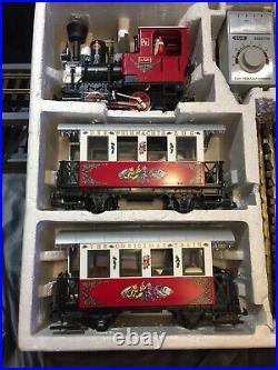 Lgb #22540 The Christmas Train Red Starter Set G Scale Excellent Condition