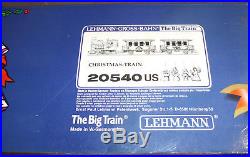 Lgb 22540 Us Christmas Passenger Train Set G-scale Boxed