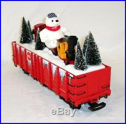 Lgb 45730 Coca Cola Christmas Holiday Polar Bear Gondola With Mini Train Set