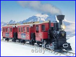 Lgb 72308 G Scale Christmas Starter Set Track, Power Supply, Engine, 2 Cars New