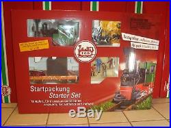 Lgb 72403 Freight Train Starter Set With Smoke & Sound! Complete & New In Box