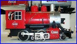 Lgb 72428 Coca Cola Train Set With Smoke Locomotive And Steam Sound Tender