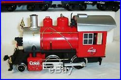 Lgb 72428 Coca Cola Train Set With Smoke Locomotive And Steam Sound Tender