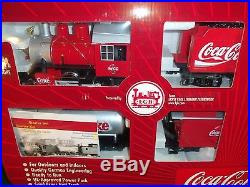 Lgb 72428 Coke Coca Cola G Scale Model Train Set Starter Set