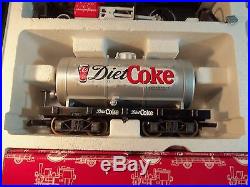 Lgb 72428 Coke Coca Cola G Scale Model Train Set Starter Set