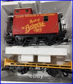 Lgb 73414 Lake George & Boulder Freight Starter Set Unran In Box G Gauge Lqqk