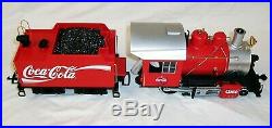Lgb Coca Cola Locomotive And Tender From 72428 Train Set