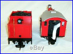 Lgb Coca Cola Locomotive And Tender From 72428 Train Set