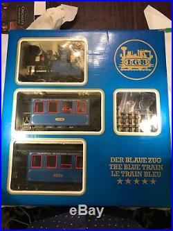 Lgb G Scale 20301bz The Blue Train Set In Original Box- Ln