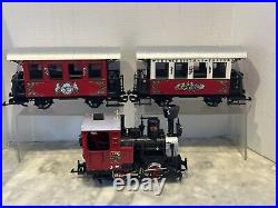Lgb G Scale 21540red Christmas Train Set In Box W Instructions