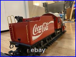 Lgb G-Scale 72428 Coca-Cola Locomotive And Tender Model Train Set Original Box