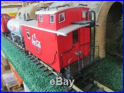 Lgb G Scale 72428 Coca-cola 2-4-0 Steam Locomotive Train Set Excellent Condition