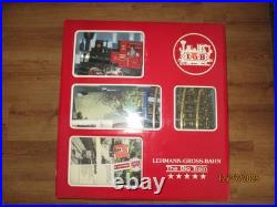 Lgb G Scale Big Train 2 Passenger Cars (1881-1981) Set With People & Track