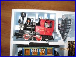 Lgb G Scale Big Train 2 Passenger Cars (1881-1981) Set With People & Track