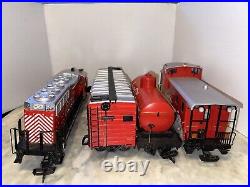Lgb G Scale Coca Cola Train Set 23560 Loco45710 Caboose 45800 Tank Car 42911 Bo
