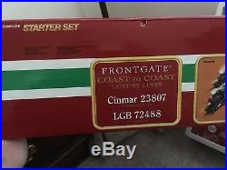 Lgb G-scale 72488 Frontgate Coast To Coast Luxury Lines Steam Train Starter Set