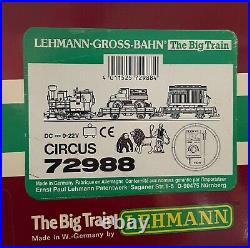 Lgb Lehmann Train The Big Train Circus #72988 G Scale New In Box! H7