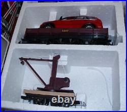 Lgb Of Germany G Scale Mini Cooper Car Load 3 Piece Train Set Boxed