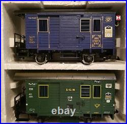 Lgb Postal Car Train Set! Beautiful