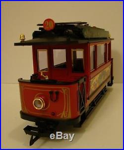 Lgb Season's Greetings Christmas Train Trolley/tram Set. G Scale #20355 Ltd. Ed