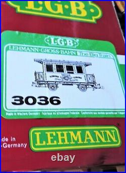 Lgb (lehmann Gross Bahn) G Scale Circus Train + Extras (model 3036 + 21988)